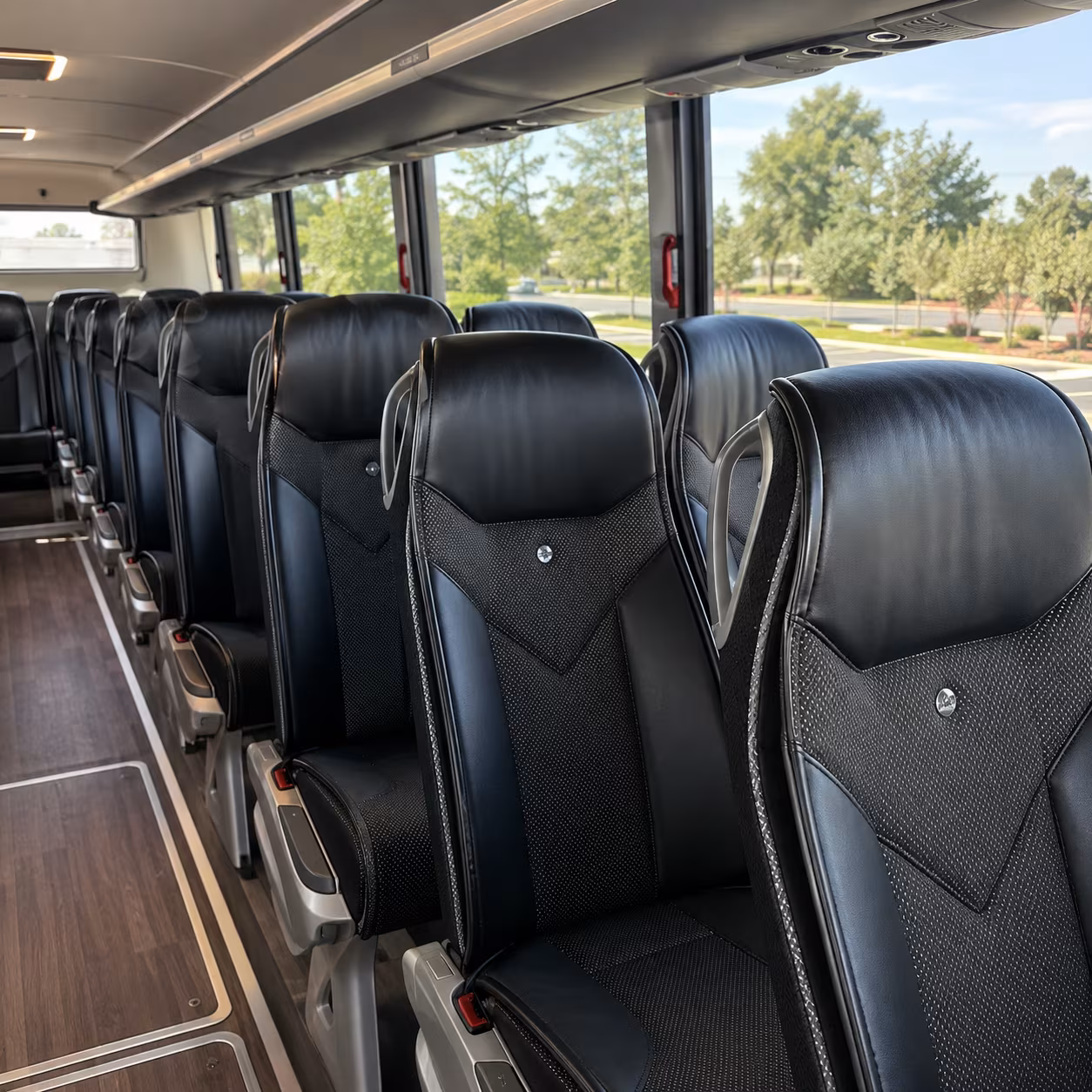 charter buses to allianz amphitheater at riverfront shows