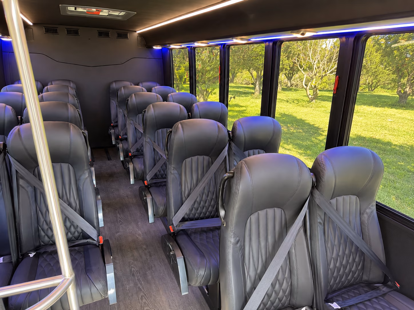 richmond 20 passenger minibus inside