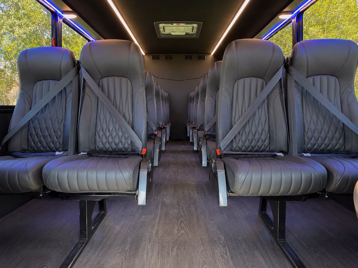 richmond 20 passenger minibus interior