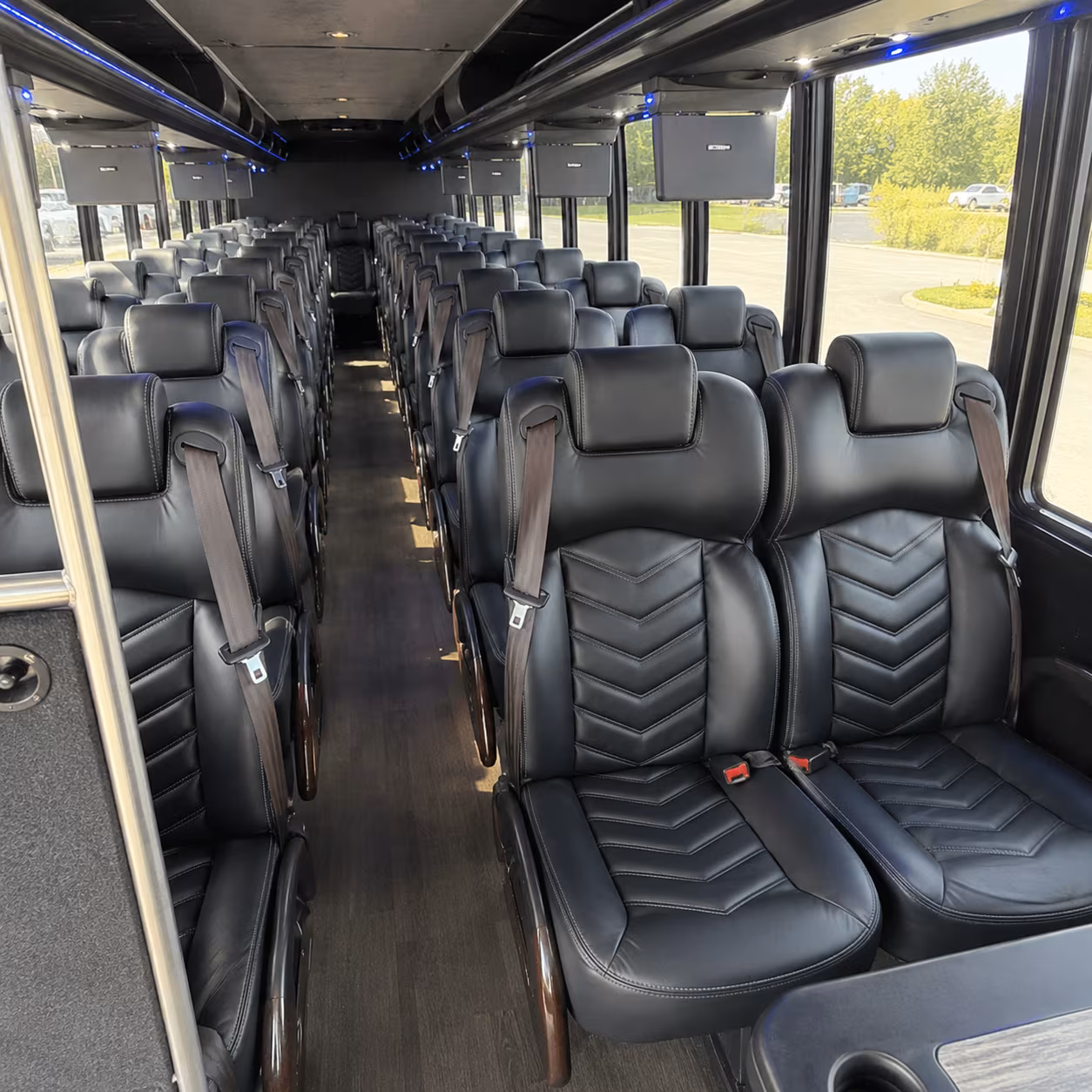 richmond 28 passenger minibus interior