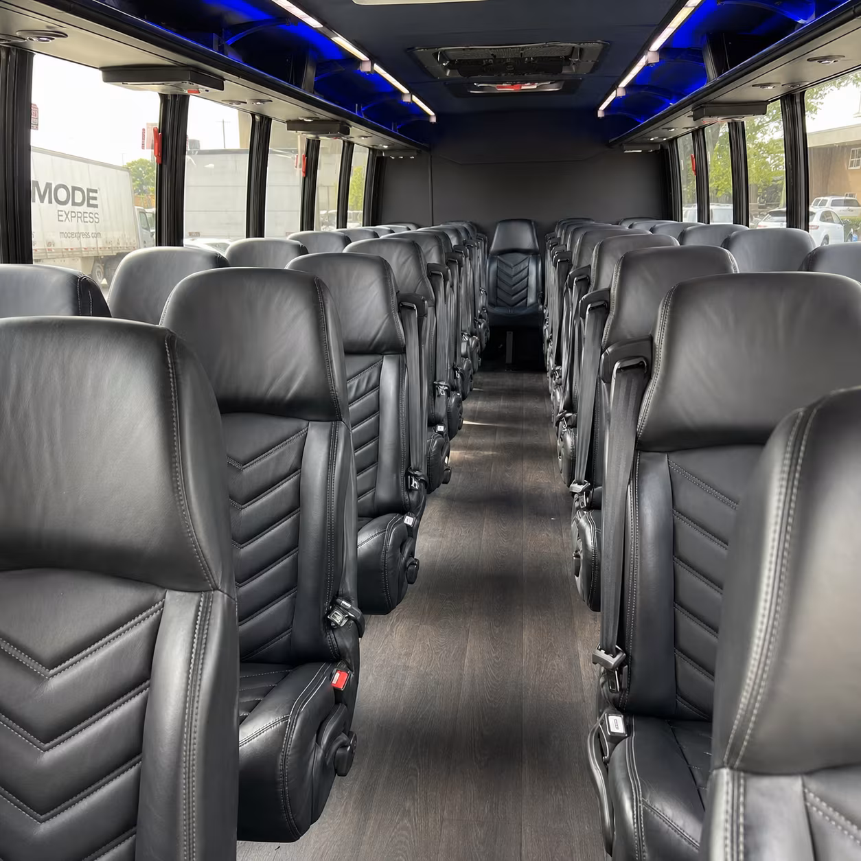 richmond 30 passenger minibus interior