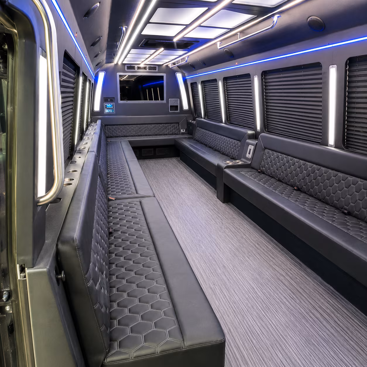 richmond 40 passenger party bus interior