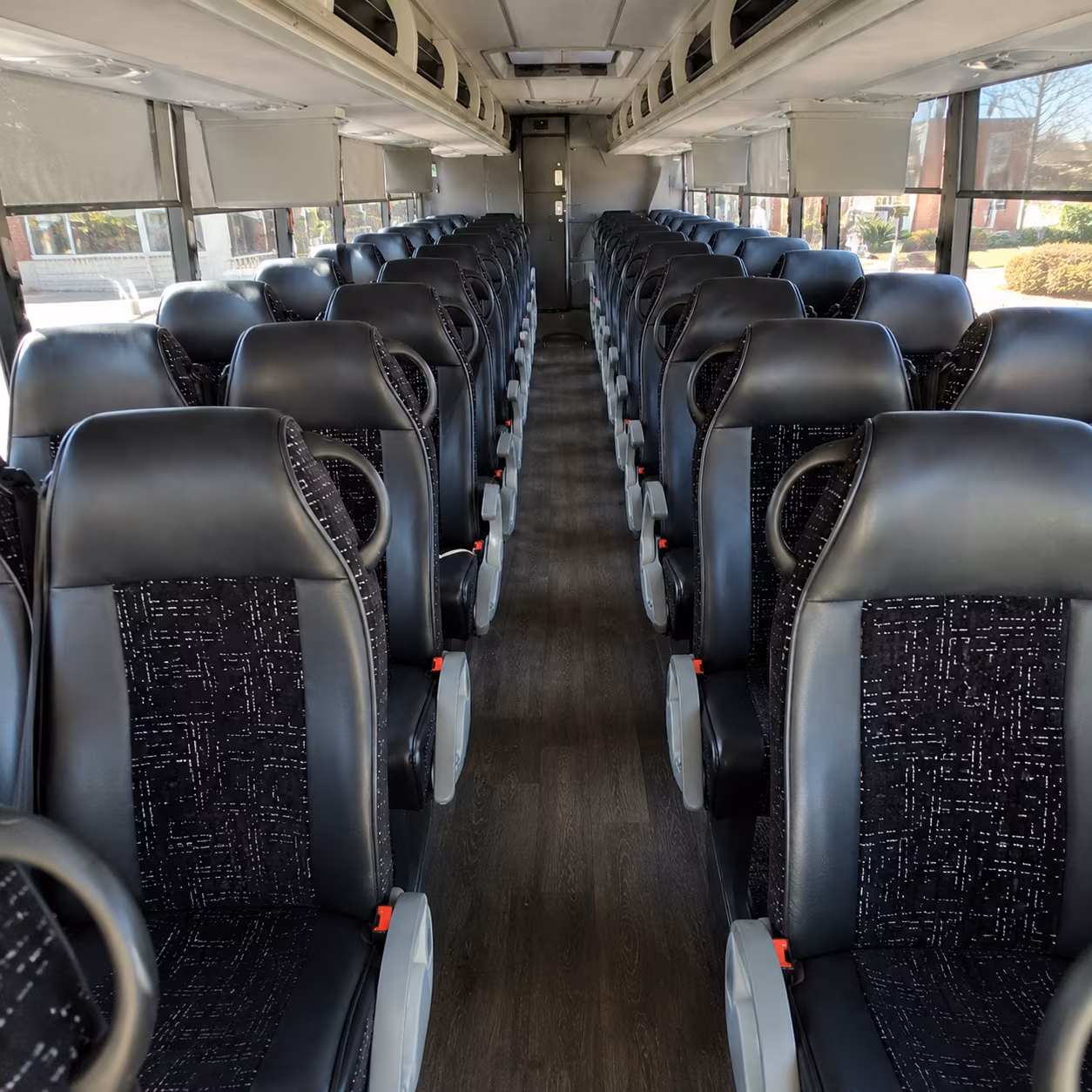richmond 54 passenger charter bus inside