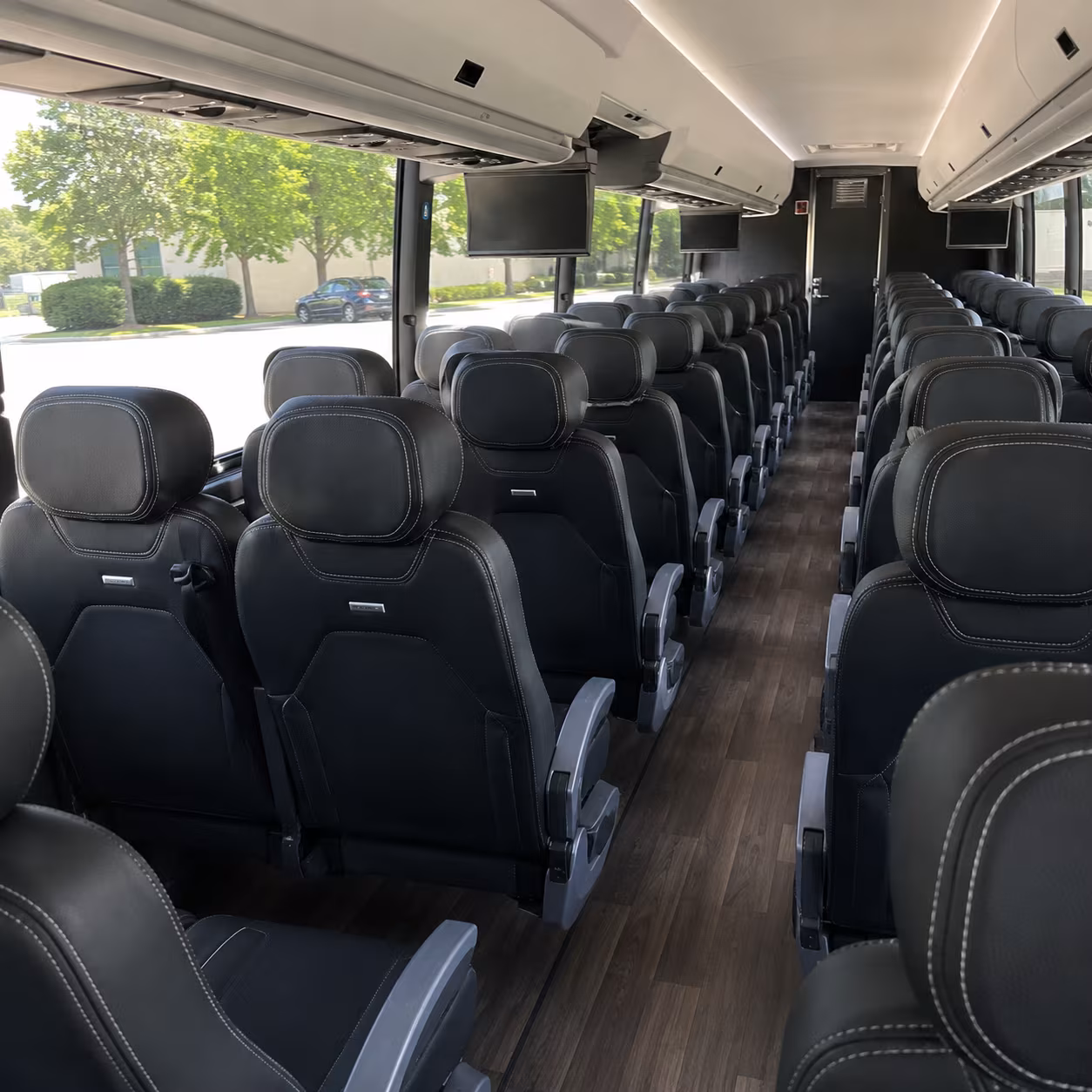 richmond 56 passenger charter bus interior