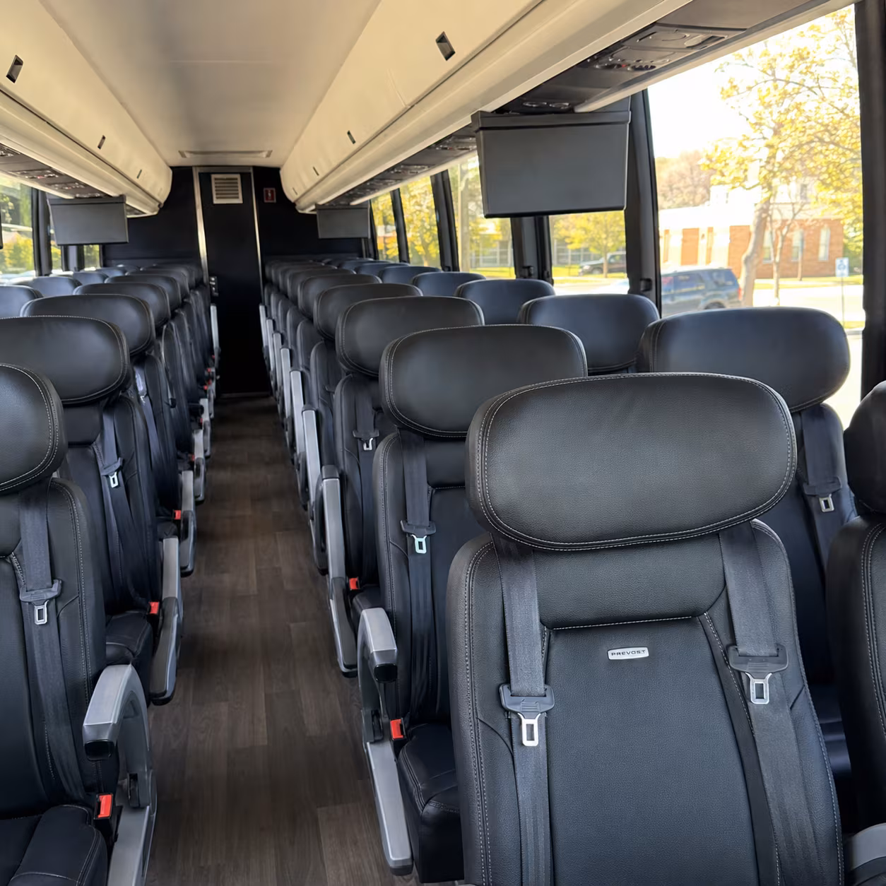 richmond charter bus interior