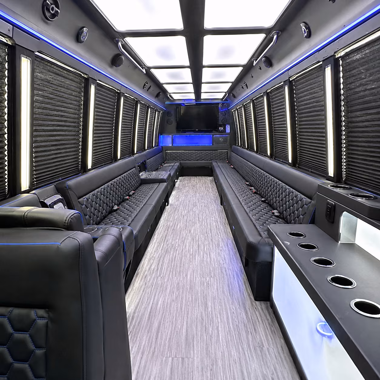 richmond party bus interior